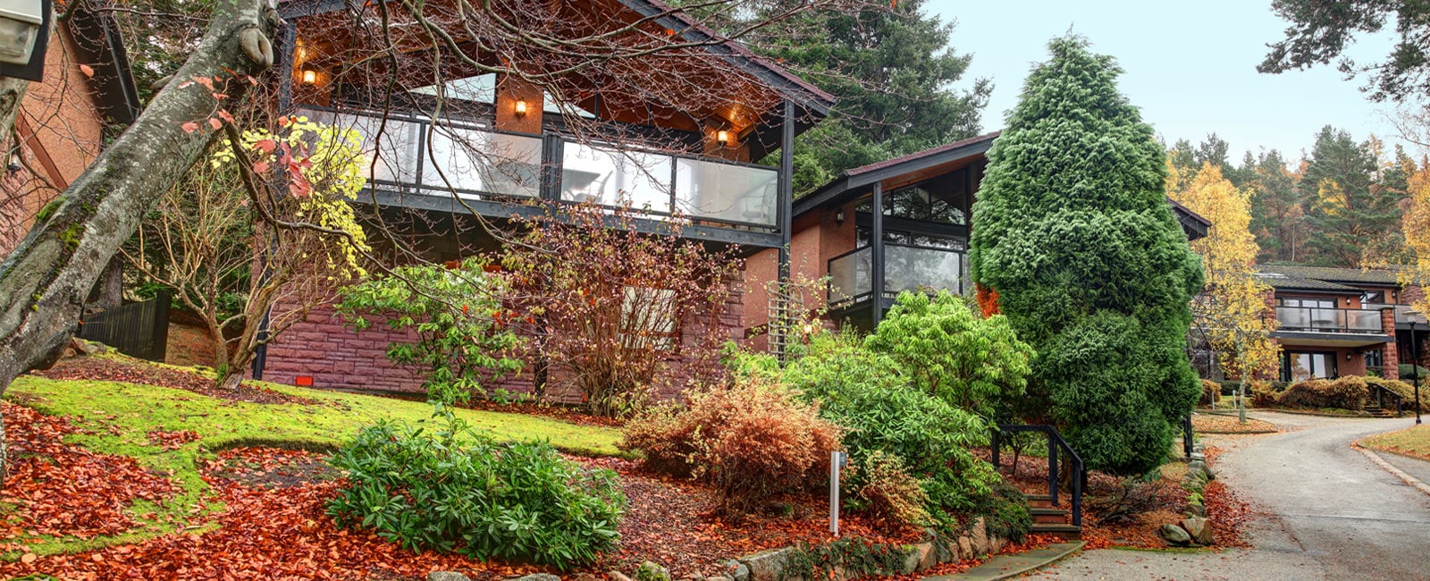 Exterior of Craigendarroch Lodges, Managed by Hilton Grand Vacations in Royal Deeside, Scotland